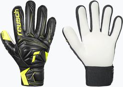 Zdjęcie Reusch Rękawice Bramkarskie Dziecięce Attrakt Starter Solid Finger Support Junior Black/Safety Yellow - Słupsk