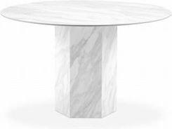 Zdjęcie Stół na jednej nodze Sahara biały marmur - Warszawa