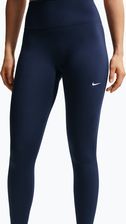 Zdjęcie Nike Legginsy Damskie One Seamless Front High-Waisted Midnight Navy/White - Radzymin