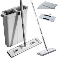 Zdjęcie Mop płaski z wiadrem dwukomorowym - Dobre Miasto