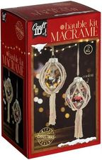 Zdjęcie Makrama 2 szt bombek świątecznych 8cm - Wiślica