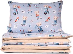 Zdjęcie Bella Storia Pościel 100X160 Misie I Szalone Kółka - Katowice