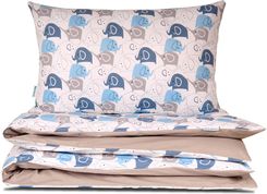 Zdjęcie Bella Storia Pościel 100X135 Wędrowne Słonie - Lubliniec