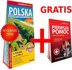 Zdjęcie Polska; laminowana mapa samochodowa 1:750 000 Nowe Wydanie 2026 - Odolanów