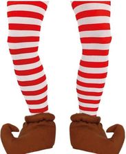 Zdjęcie Rajstopy w czerwono-białe paski dla dorosłych - Łódź