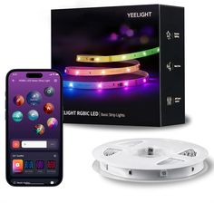 Zdjęcie Taśma LED YEELIGHT RGBIC Bluetooth Smart 120cm (20358UNIW) - Ścinawa