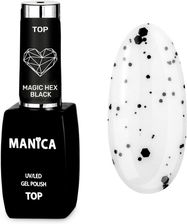 Zdjęcie Manica Top Hybrydowy Uv/Led Gel Polish Top Magic Hex Black 10Ml - Łęczyca