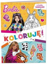 Zdjęcie Barbie. Koloruję! Kolorowanka Z Naklejkami - Drobin