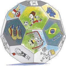 Zdjęcie Kolorowanka Xxl 3D Piłka Nożna - Drobin