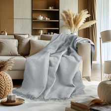 Zdjęcie Koc bawełniany 150x200 jasnopopielaty Essential Touch Collection Darymex - Bytom