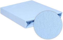Zdjęcie Matex Prześcieradło 120x200 Nieprzemakalne Jersey Jasnoniebieskie - Tychy