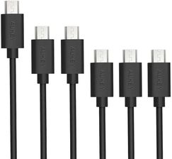 Zdjęcie Produkt z outletu: Zestaw 6 Kabli Micro Usb-Usb Quick Charge Aukey - Płock