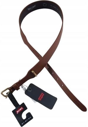 Damski pasek Levi’s skóra prawdziwa - Modern Western Belt brąz Levis -75 cm