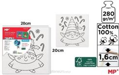 Zdjęcie Płótno Do Kolorowania Elf 20X20Cm - Konin