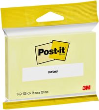 Zdjęcie 3M Blok Karteczek Post-It 100 Szt. 76X127mm - Mikołów