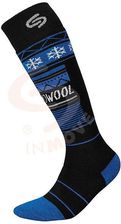 Zdjęcie SKARPETY ZIMOWE INMOVE SKI THERMOWOOL DEODORANT BLACK/BLUE - Częstochowa