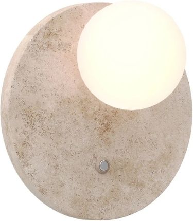 MAXLIGHT LANDO Kinkiet ścienny beżowy okrągły 1-punkt G9 (W0426)