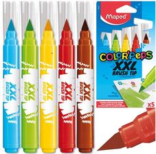 Zdjęcie Maped Pisaki Pędzelkowe Xxl Colorpeps 5 Kolorów - Płock