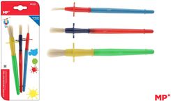 Zdjęcie Pędzle Dla Dzieci Z Uchwytem Easy Grip 3Szt. - Mszczonów
