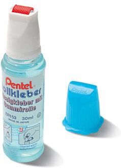 Klej W Płynie Z Rolką Gumową Błekitny Er153-S Pentel