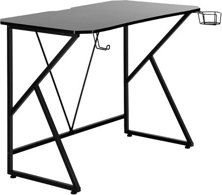 Spacetronik Stalowe Biurko Loftowe z uchwytami na słuchawki i napoje Funky Furniture