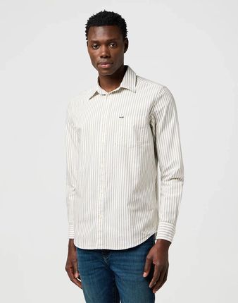 MESKA KOSZULA WRANGLER 1 PKT SHIRT GREEN OXFORD 112371616