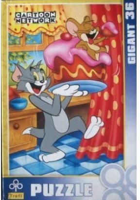 Trefl Puzzle 36el. Maxi Tom I Jerry 28010 - Ceny i opinie - Ceneo.pl