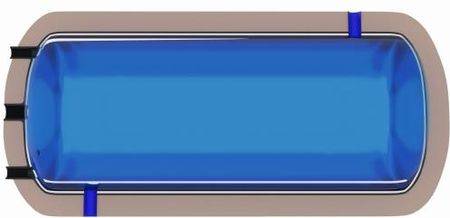 Zasobnik Ermet Bojler Cwu Podłączony Do Kuchni Węglowej E.G.P Podkowa Ocieplony 300L Do Podkowy (ZCWEPGKWPOD300OC)