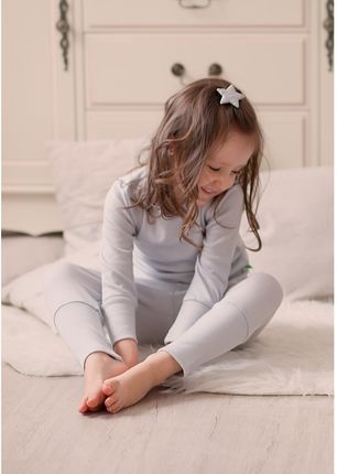 Piżama dziecięca z wełny merino Green Rose