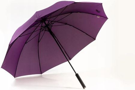 Parasol typu laska, 10-ramienny, z rączką Soft Touch - fioletowy
