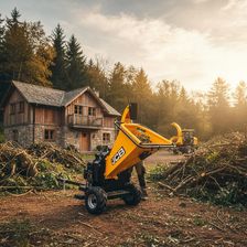 Zdjęcie JCB Rozdrabniacz Do Drewna 15 KM Rębak Spalinowy do Gałęzi 120 mm - Toruń