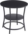 Agtrade WYSOKI OKRGŁY STOLIK KAWOWY LOTOS LOFT INDUSTRIALNY CZARNY FI 56cm (LOTOSCZARNY)