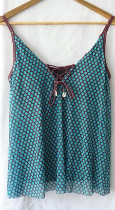 Coco Reef - Top Tankini Bikini Groszki r. 32C