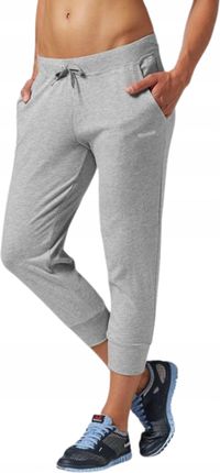 Damskie spodnie dresowe szare 3/4 REEBOK S