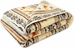 Zdjęcie Koc wełniany 140x200 czarny Lana KAMPOL 5907616304933 - Piastów