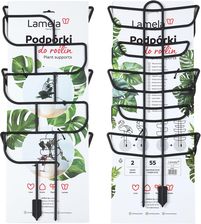 Zdjęcie Lamela Podpórki Do Roślin 550 Geometryczne - Czarny - Kościan