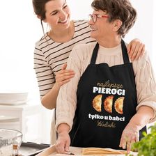 Zdjęcie Fartuch kuchenny z nadrukiem dla babci - Mistrzyni pierogów - Sandomierz