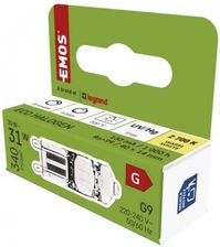 Zdjęcie Emos Żarówka halogenowa G9 30W Ciepła Biała 2700K 340lm - Kęty