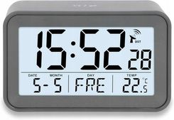 ADE Zegar elektroniczny z kalendarzem i termometrem
