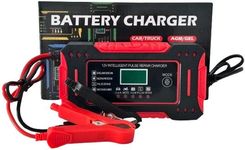 Prostownik do akumulatorów samochodowych AGM 12V 6A funkcja naprawy LCD