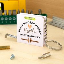 Zdjęcie Brelok miarka z nadrukiem imienia - Kochany Majsterkowicz - Rzeszów