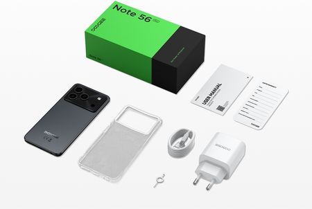 新品同様 DOOGEE Note 56 Plus 256GB 48GB RAM DOOGEE NOTE 56 PLUS Android 16 Phone, Elegant and Linear Design