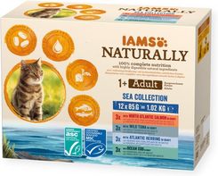 Zdjęcie IAMS Naturally Cat Adult Sea Collection 48x85g - Trzebinia