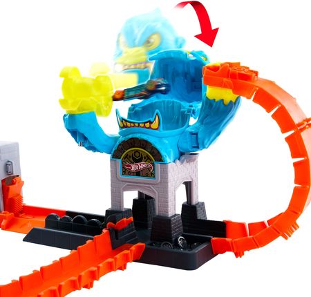 Набір Hot Wheels City Hungry Gorilla; траса та іграшкова машинка масштабу 1:64 JHL92 - фото 3