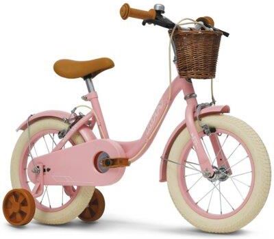 Huffy Rower Dziecięcy Retro Vintage 14 Cali Dla Dziewczynki Pudrowy Róż