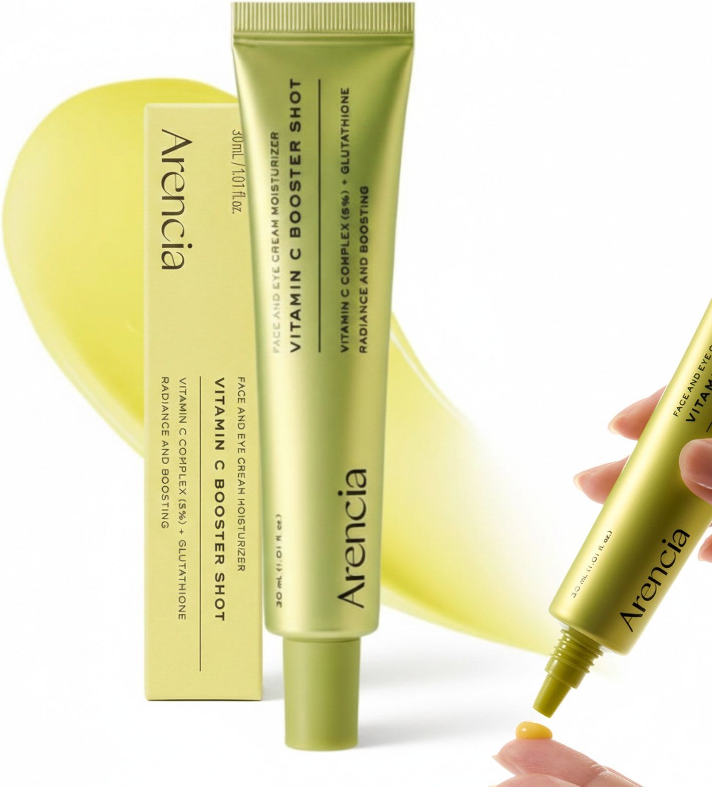 Arencia Krem Do Twarzy Rozjaśnia Ujędrnia Na Przebarwienia Arencia Vitamin C 30Ml — Składniki i ocena