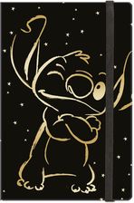 Zdjęcie Notes A5 80k. linia z gumką Disney Gold Stitch wzór 3 - Sandomierz