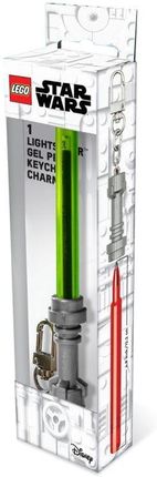 LEGO Classic Star Wars Żelowy Długopis Świetlny Miecz Z Klipsem Zielony 53512