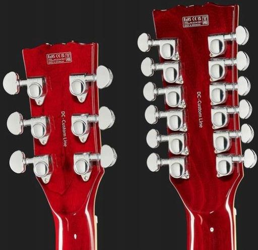 Harley Benton DC-Custom 612 Cherry Gitara Elektryc…