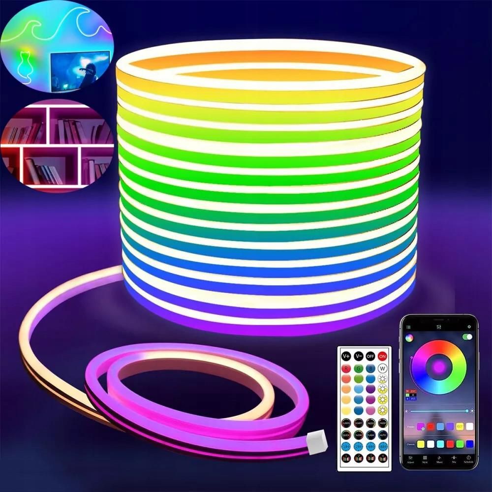 Neon LED 10m wielokolorowy 10m (6974800500388) - Opinie i atrakcyjne ...